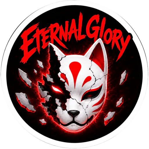 Eternal Glory fox-mask badge